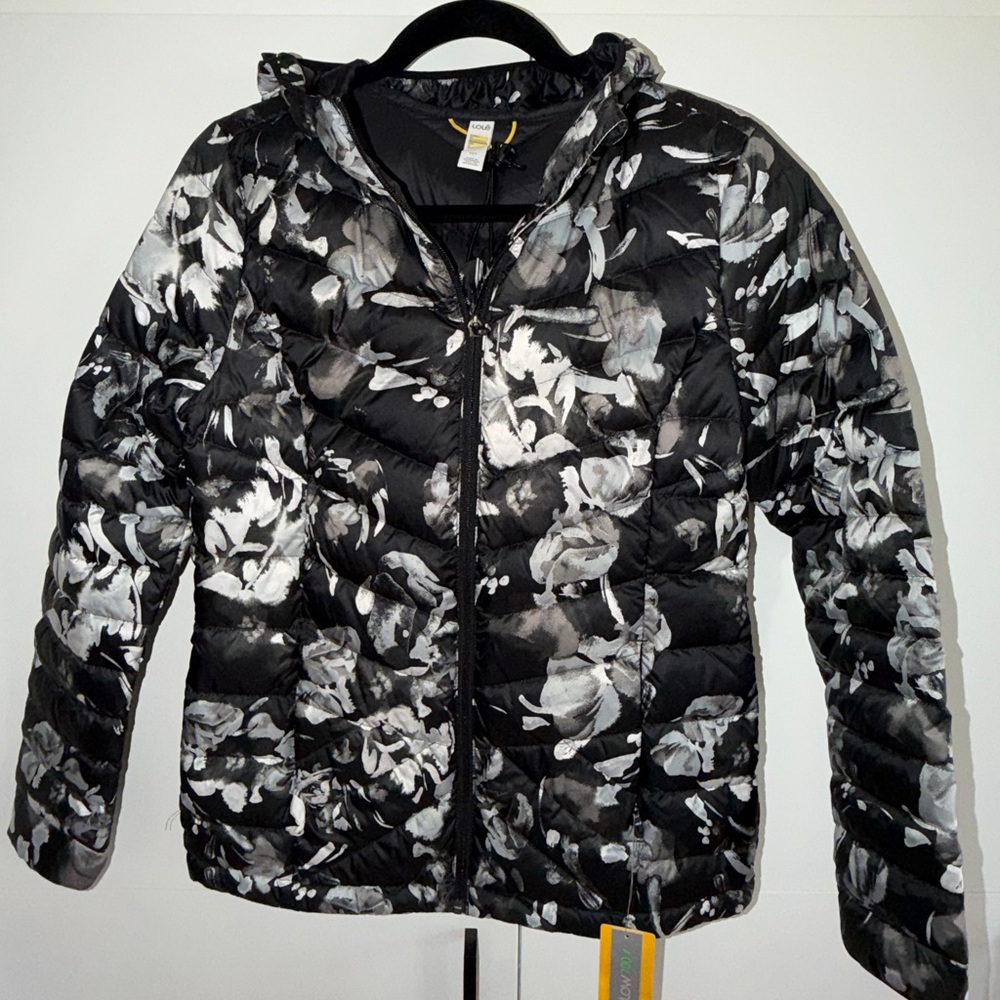 Lole - Floral Black and White  Jacket (NWT)